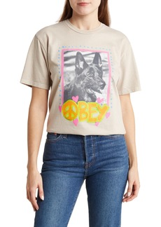 Obey Love Dog Graphic T-Shirt in Clay at Nordstrom Rack