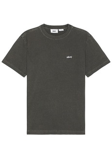 Obey Lowercase Pigment Short Sleeve Tee