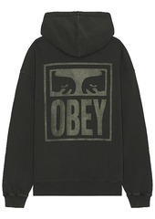 Obey Pigment Obey Eyes Icon Extra Heavy Hoodie