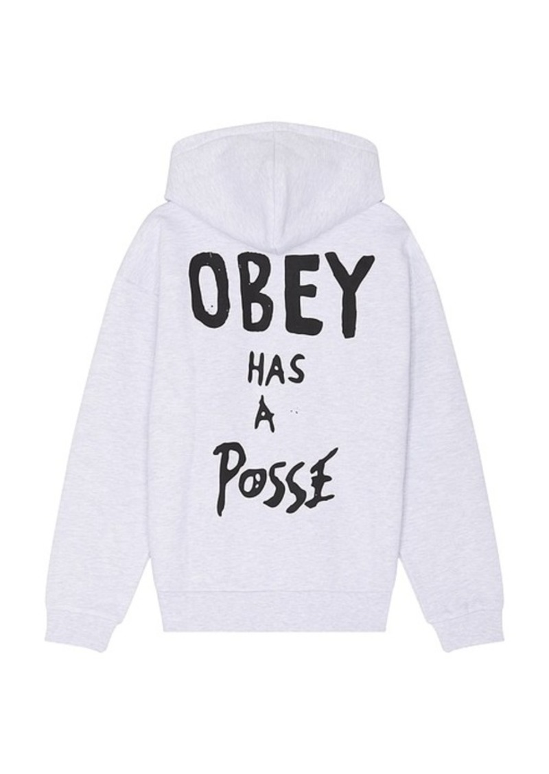 Obey Posse Extra Heavy Hoodie