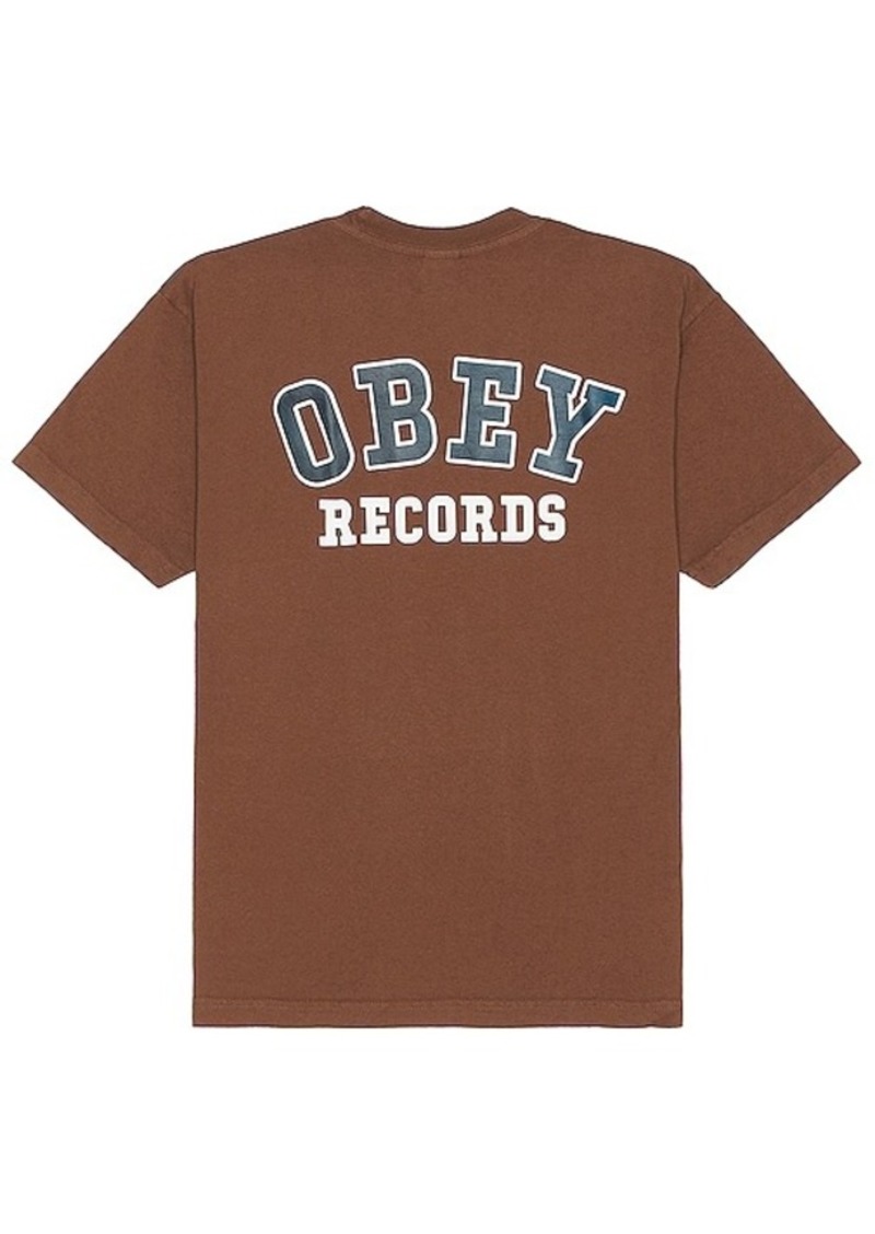 Obey Records Tee