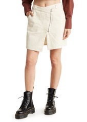 Obey Ryan Front Zip Miniskirt in Sepia at Nordstrom Rack
