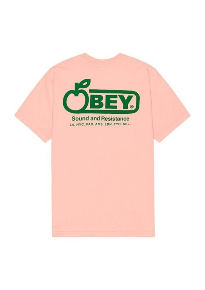 Obey Sound & Resistance Tee