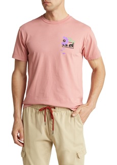 Obey Want Chaos Need Peace Graphic T-Shirt in Pink Amethyst at Nordstrom Rack