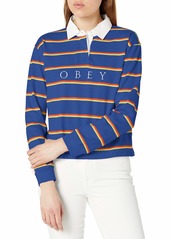 Obey Women's Long Sleeve Rugby Shirt