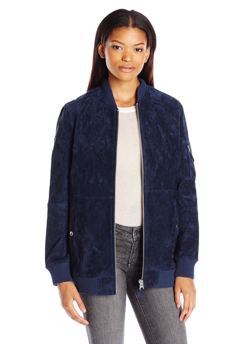 Obey OBEY Women's Nomads Suede Bomber Jacket | Outerwear