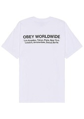 Obey Worldwide Cities Tee