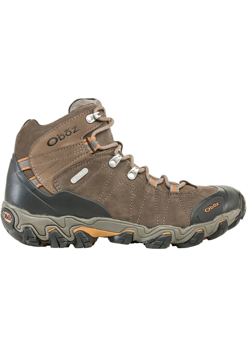 Oboz Men's Bridger Mid Waterproof Outdoor Boots, Size 8.5, Brown