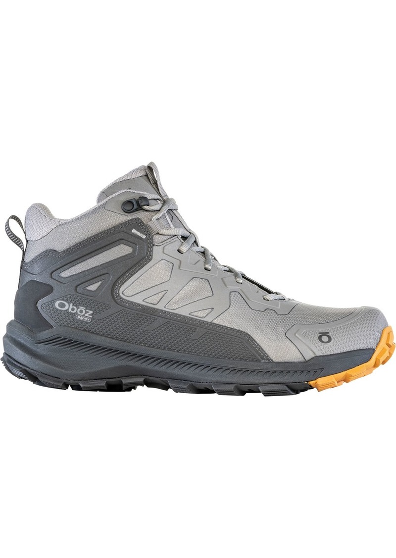 Oboz Men's Katabatic Mid B-Dry Hiking Boots, Size 8.5, Gray