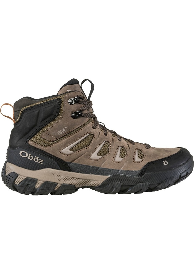 Oboz Men's Sawtooth X Mid B-Dry Hiking Boots, Size 8, Green