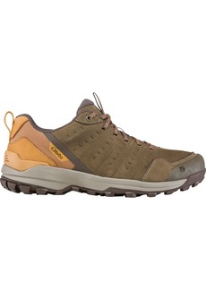 Oboz Men's Sypes Low Leather B-Dry Waterproof Hiking Shoes, Size 10.5, Brown