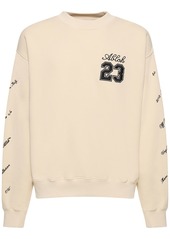 Off-White 23 Skate Logo Cotton Sweatshirt