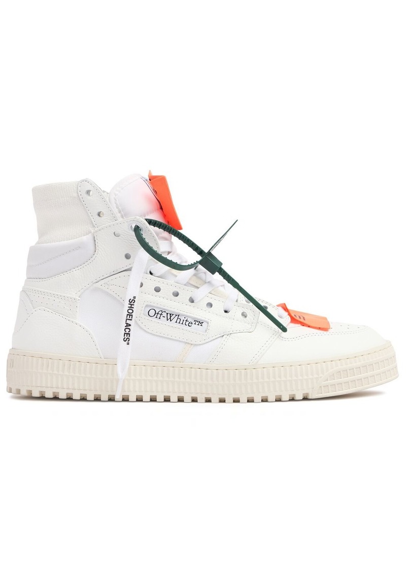 Off-White 3.0 Off Court Leather High Top Sneakers