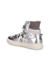 Off-White 3.0 Off Court Metallic Leather Sneakers