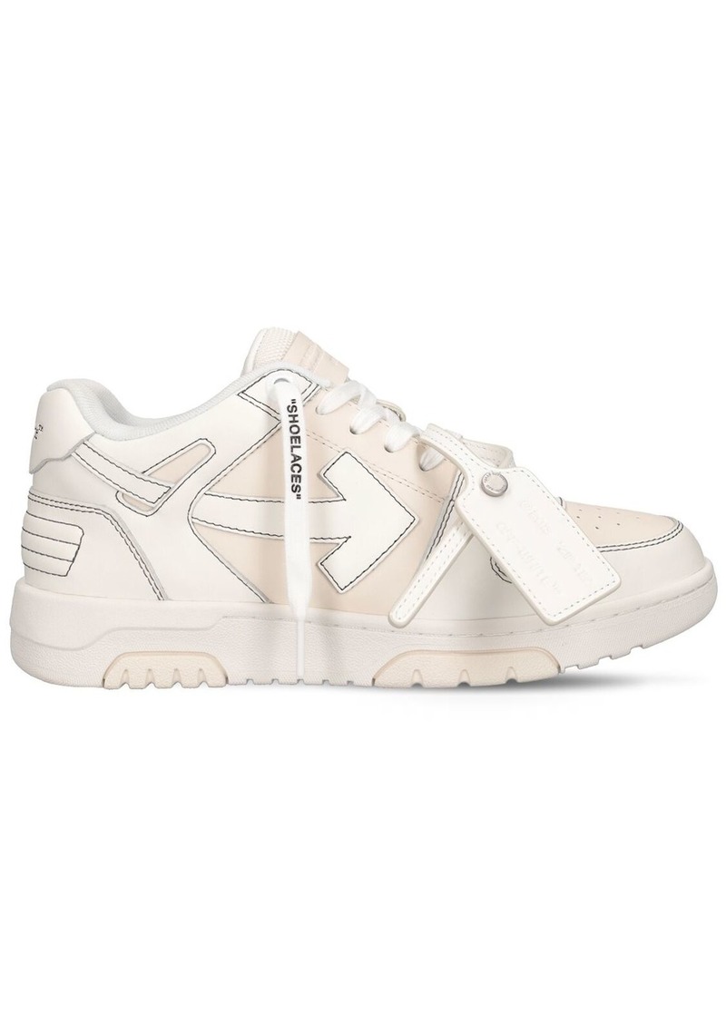 Off-White 30mm Out Of Office Leather Sneakers