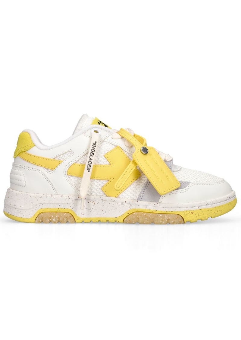 Off-White 30mm Slim Out Of Office Leather Sneakers