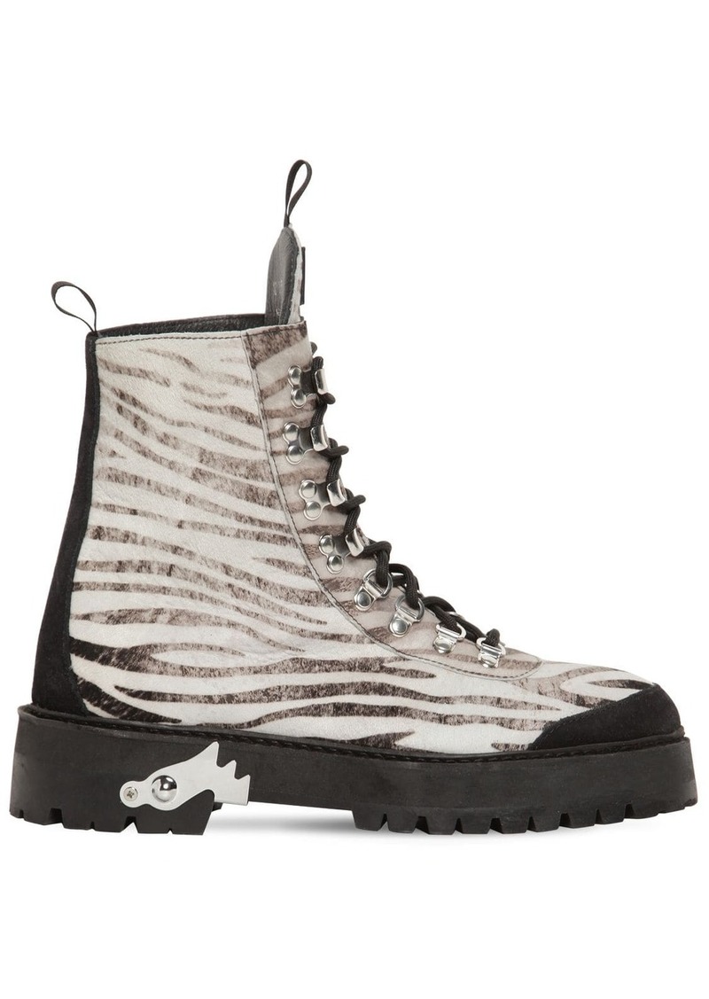 white hiker boots