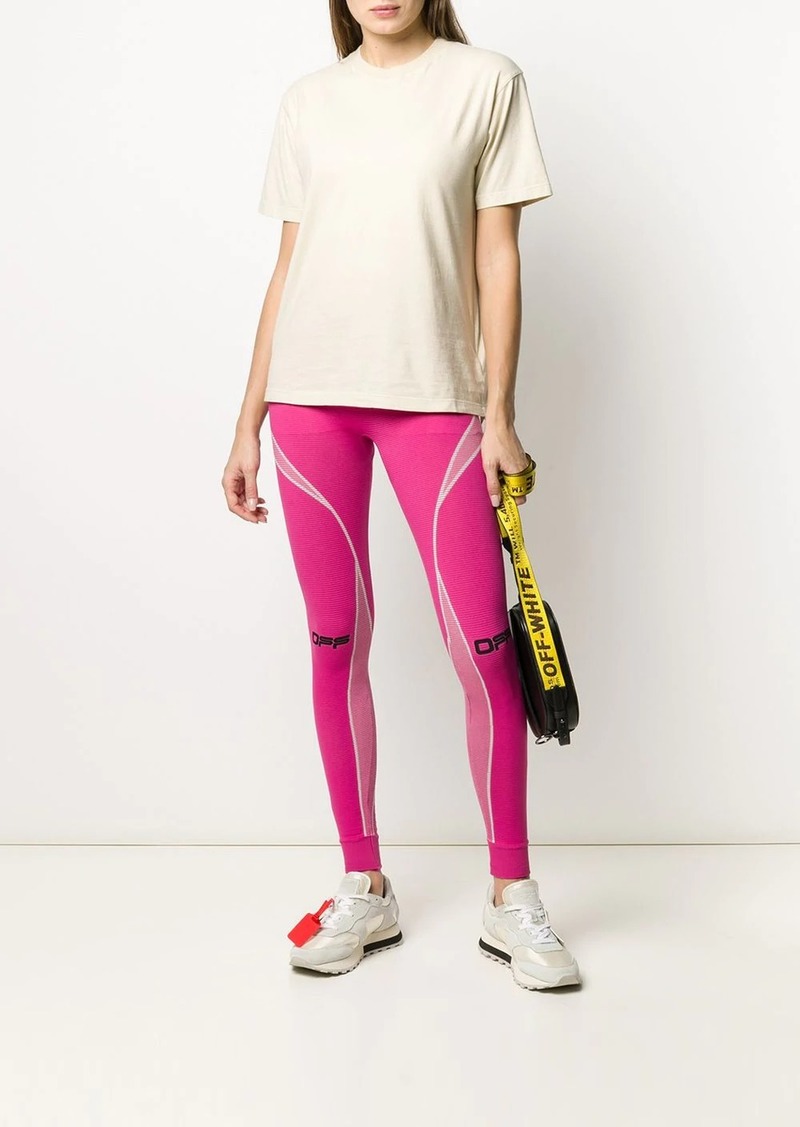 off white active arrow leggings