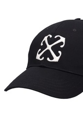 Off-White Arrow Cotton Drill Baseball Cap