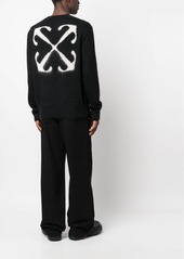 Off-White Arrow intarsia crew-neck jumper