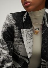 Off-White Arrow Leather Necklace