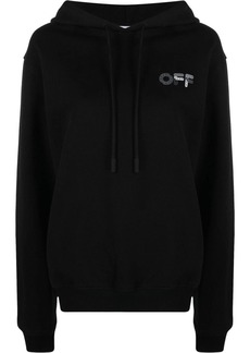 Off-White Arrow motif drawstring hoodie