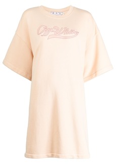 Off-White Baseball logo-embroidered T-shirt dress