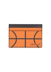 Off-White Basketball Simple Leather Card Holder