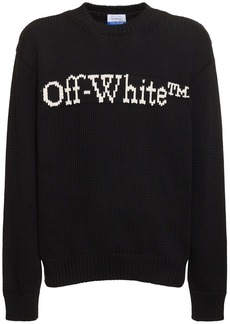 Off-White Big Bookish Chunky Knit Sweater