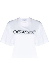 Off-White Big Logo Bookish cropped T-shirt