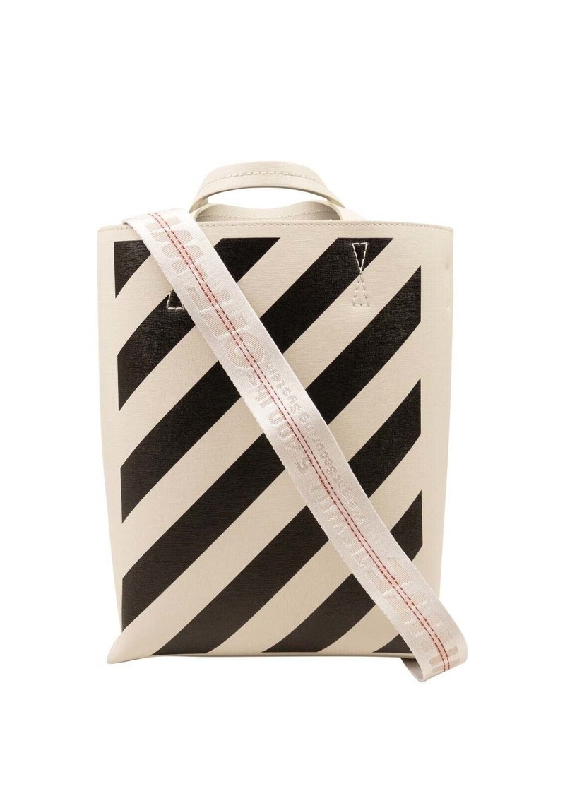 Off-White Black And White Diag Tote Bag