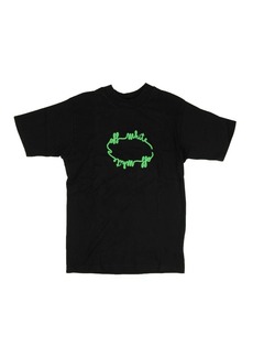 Off-White Black Green Circle Logo T-Shirt