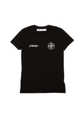 Off-White Black Painting Casual T-Shirt