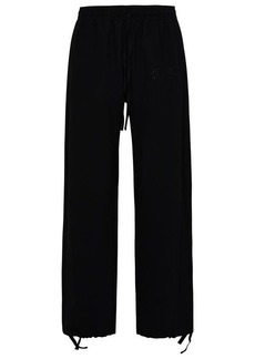 Off-White BLACK WOOL SPORTY TROUSERS