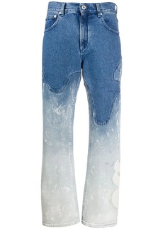 Off-White bleached baggy jeans
