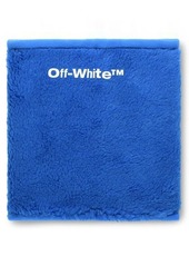Off-White BLUE POLYESTER NECK WARMER