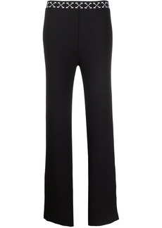 Off-White Arrows-waistband ribbed trousers