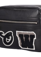 Off-White Camera Bag Varsity Leather Crossbody Bag