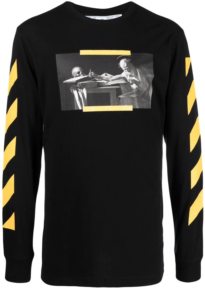 Off-White Caravaggio print long-sleeve T-shirt