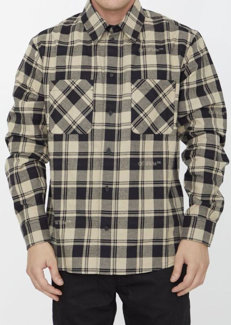 Off-White Check flannel shirt