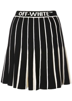 Off-White contrasting pleated skirt
