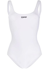 Off-White logo-print swimsuit
