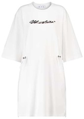 Off-White Cotton-jersey minidress