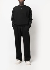 Off-White Diag-embroidered cotton track pants