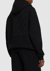 Off-White Diag Embroidered Regular Cotton Hoodie