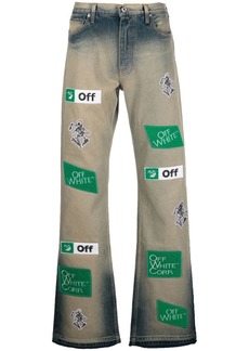 Off-White Diag multi-logo jeans