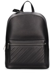 Off-White Diagonal Leather Backpack