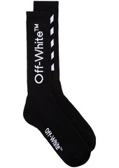 Off-White diagonal stripe logo socks