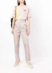 Off-White diagonal-stripe straight-leg trousers