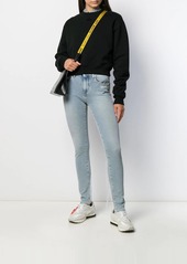 Off-White embroidered details skinny jeans